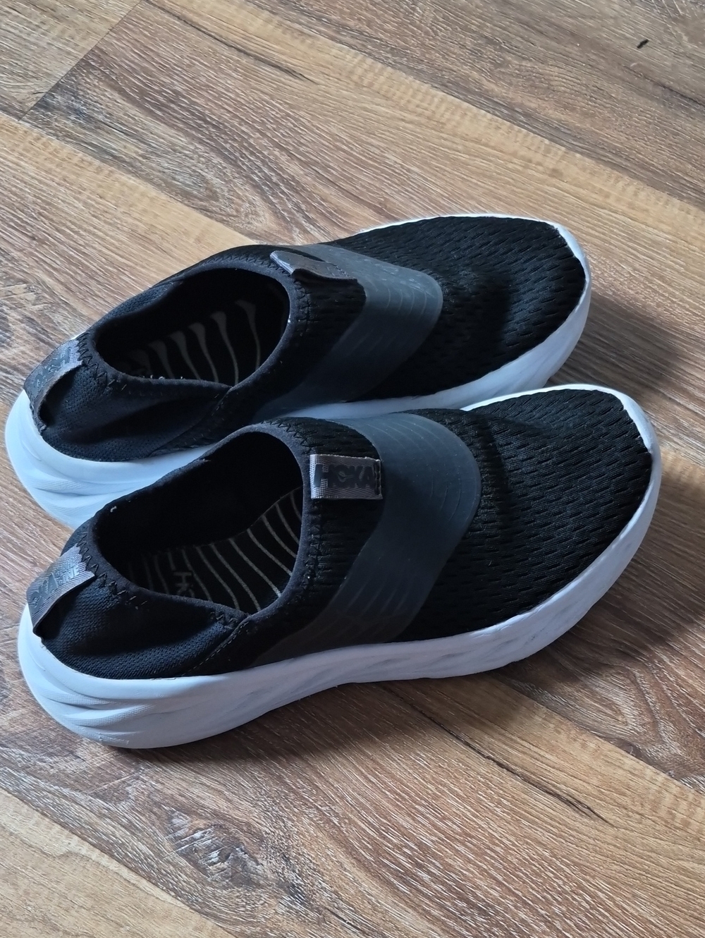 HOKA ONE ONE Black Ora Recovery Slip On Running Shoes Sneakers Size 8
